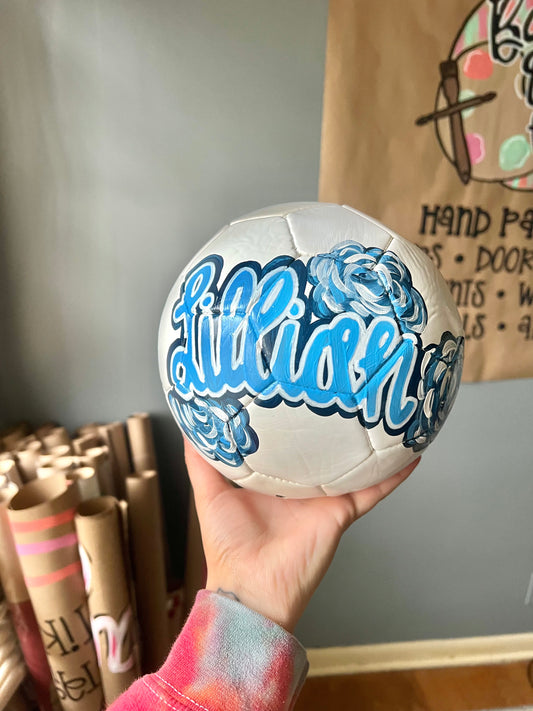 PAINTED SOCCER BALL