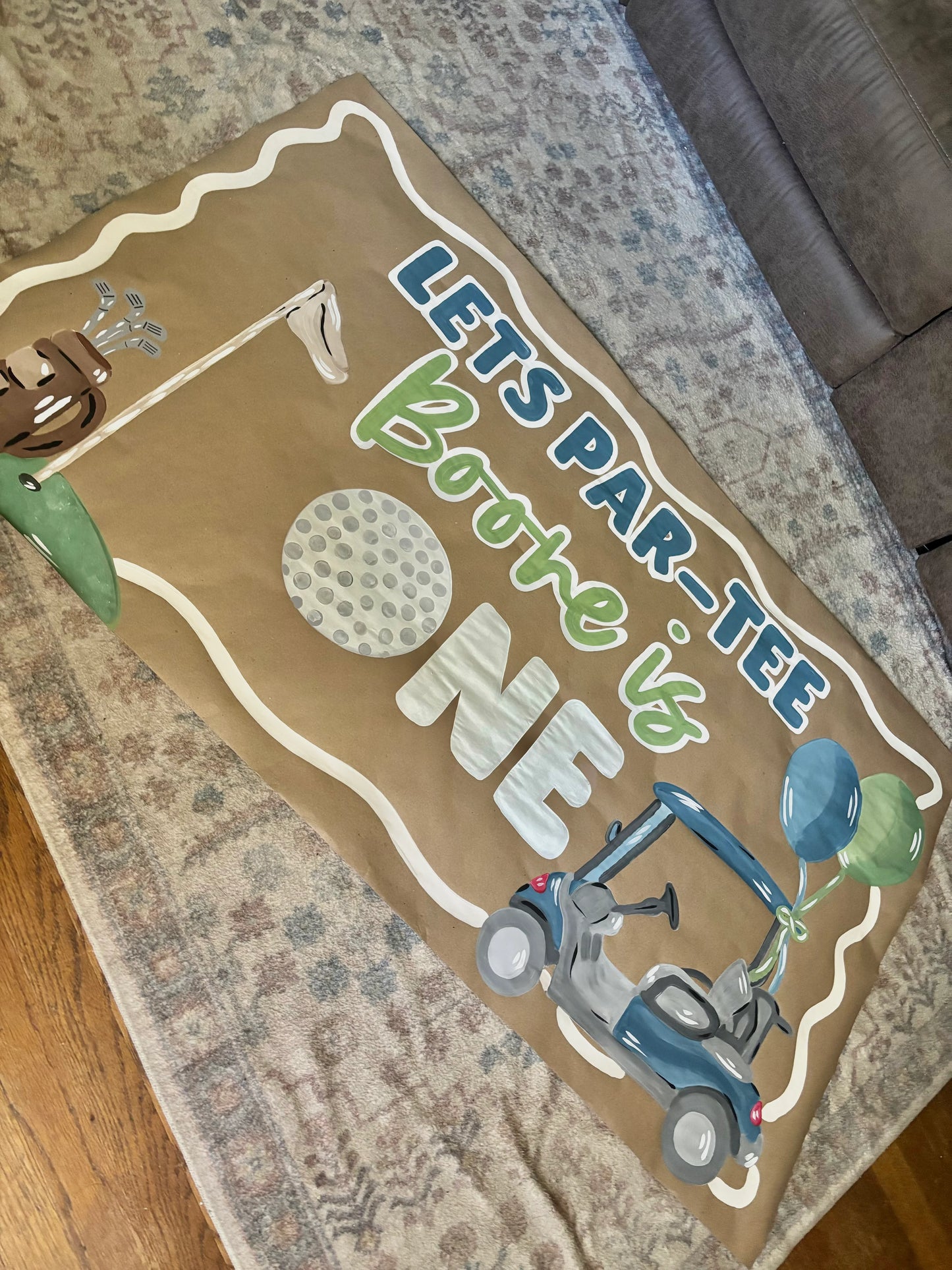 60” CUSTOM hand painted Banner - PLEASE ORDER 2 WEEKS in advance of your event date!