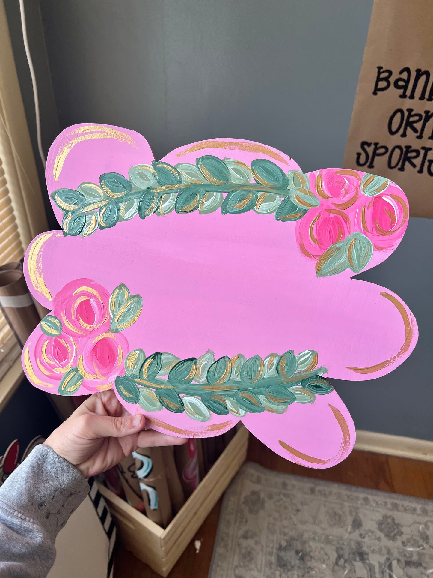 CUSTOM painted room sign