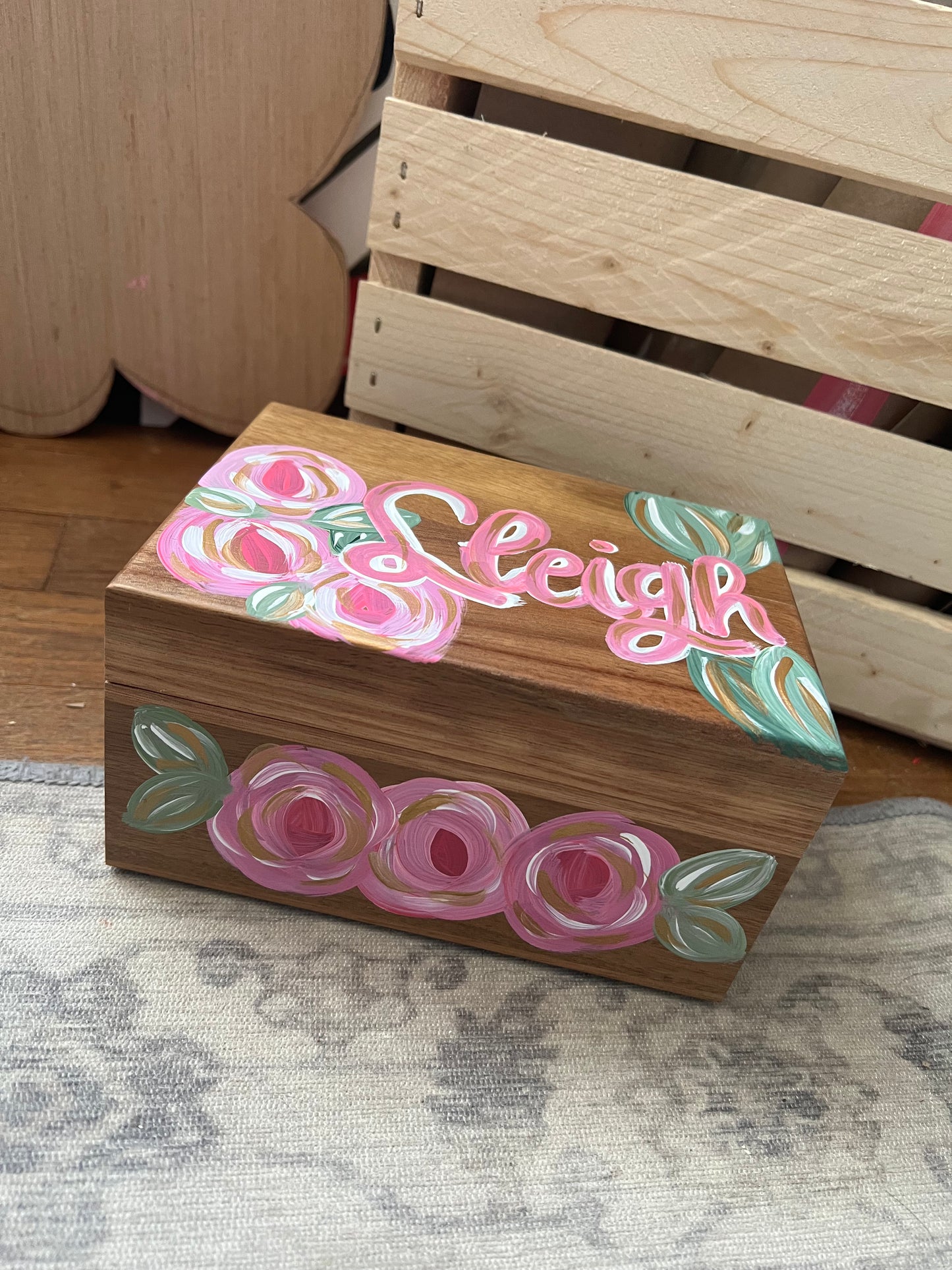 Custom Painted wooden Boxes