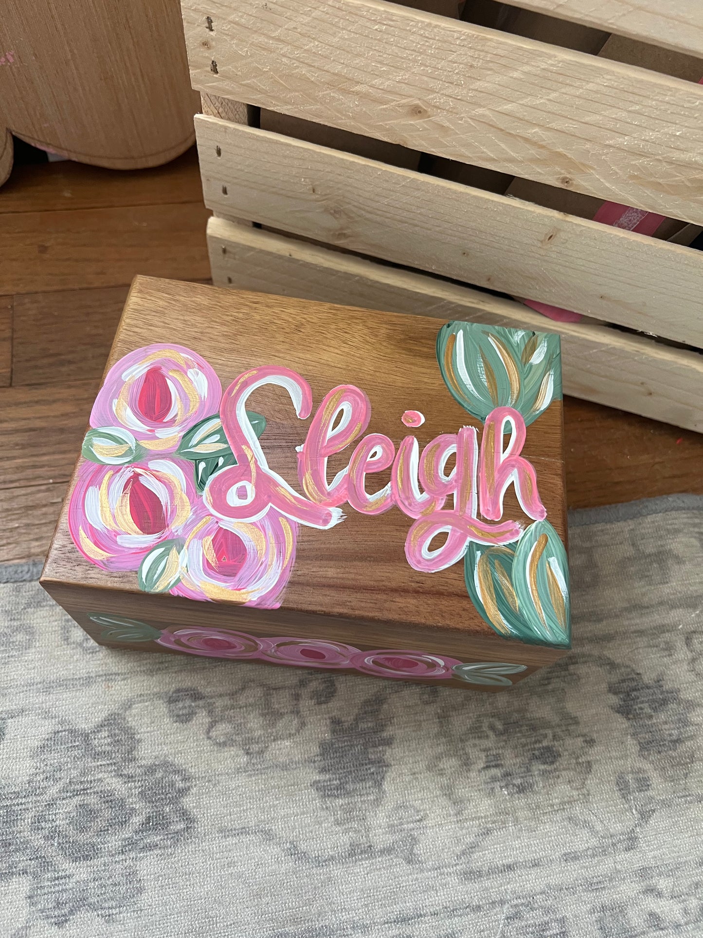 Custom Painted wooden Boxes