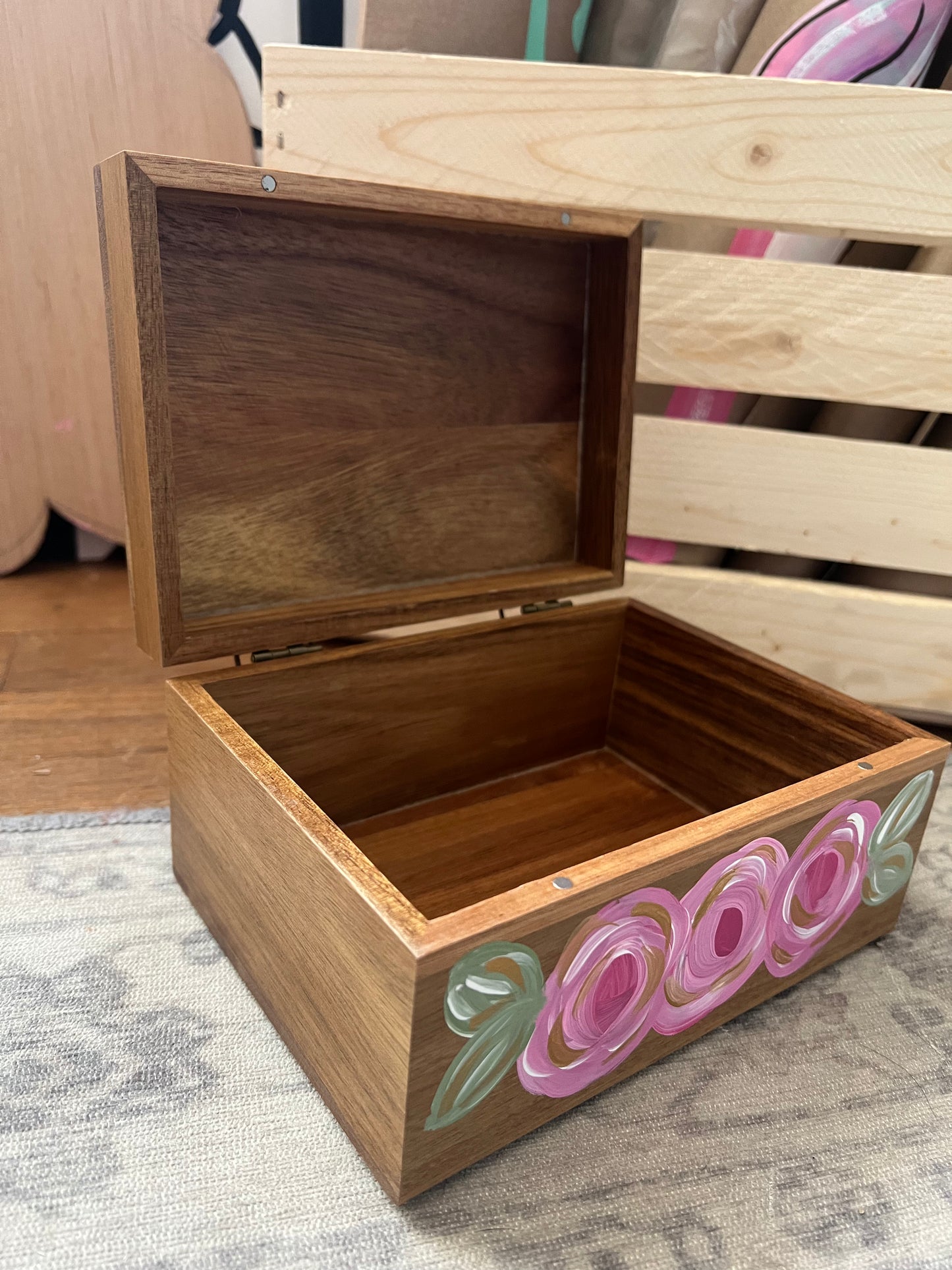 Custom Painted wooden Boxes