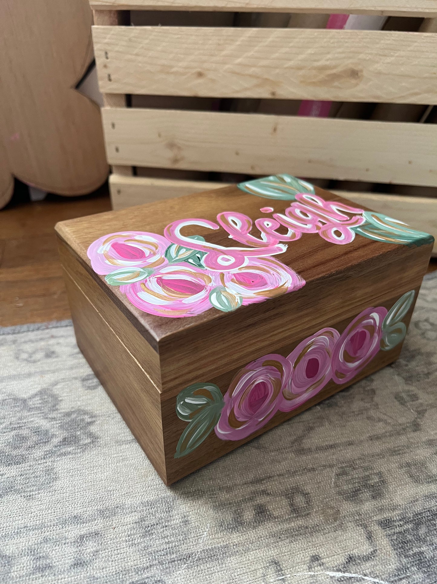 Custom Painted wooden Boxes