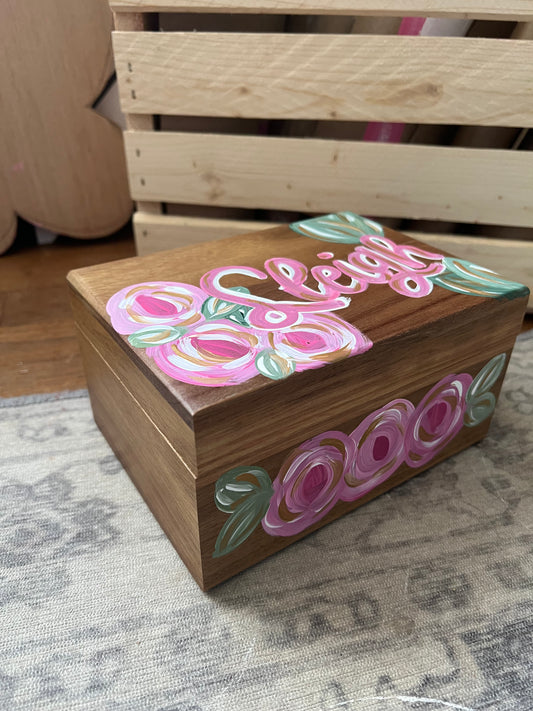 Custom Painted wooden Boxes